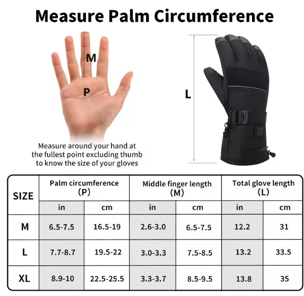 lúvora's electric heated gloves